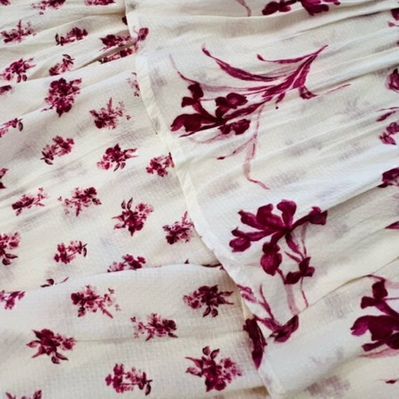 NWT Coco Jaimeson Floral Tiered Flowy Feminine Mini Dress Juniors Size Large - Picture 15 of 16